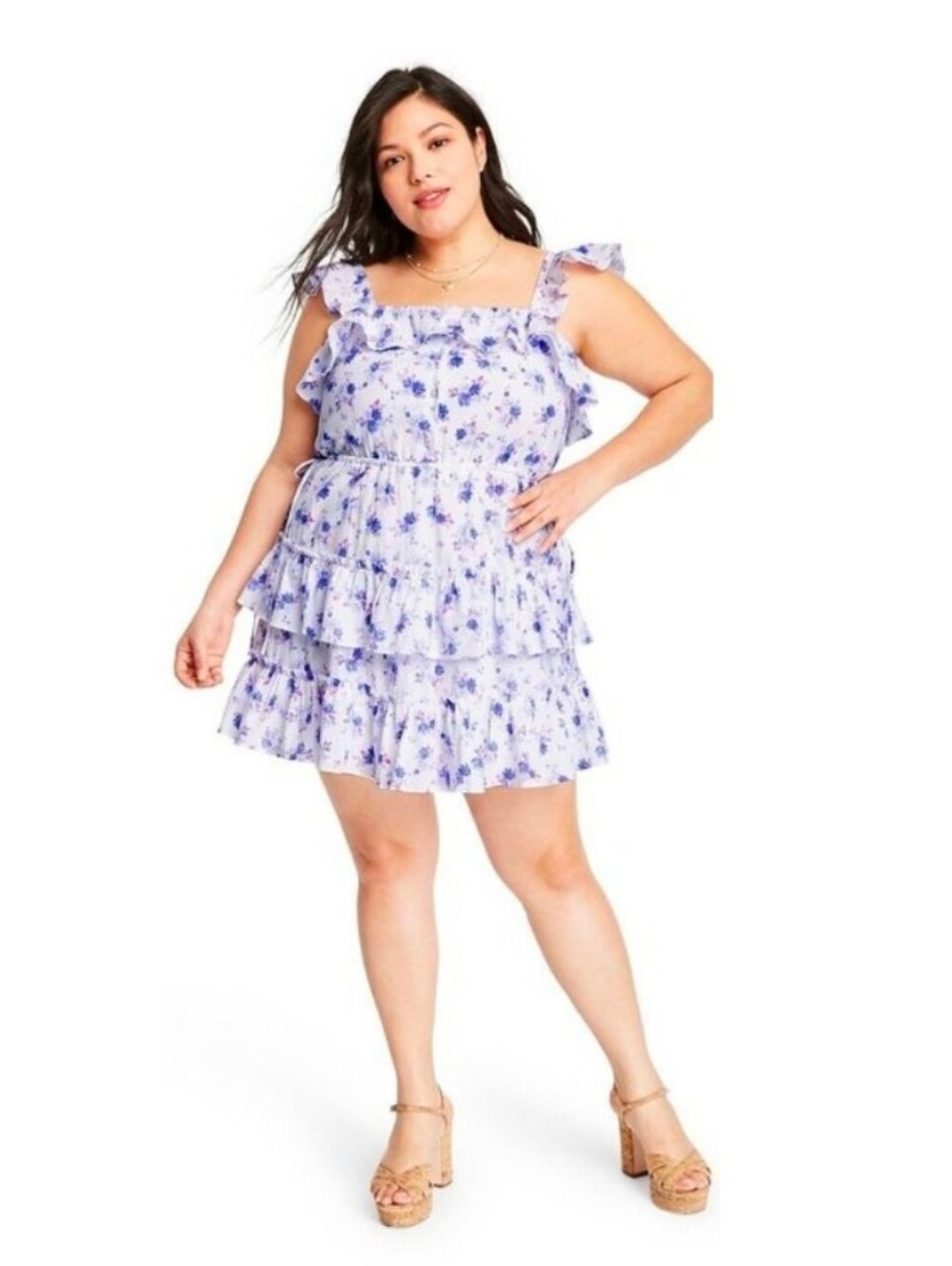 NWT LoveShackFancy x Target Amalie Tiered Ruffle Dress Women's Size 1X